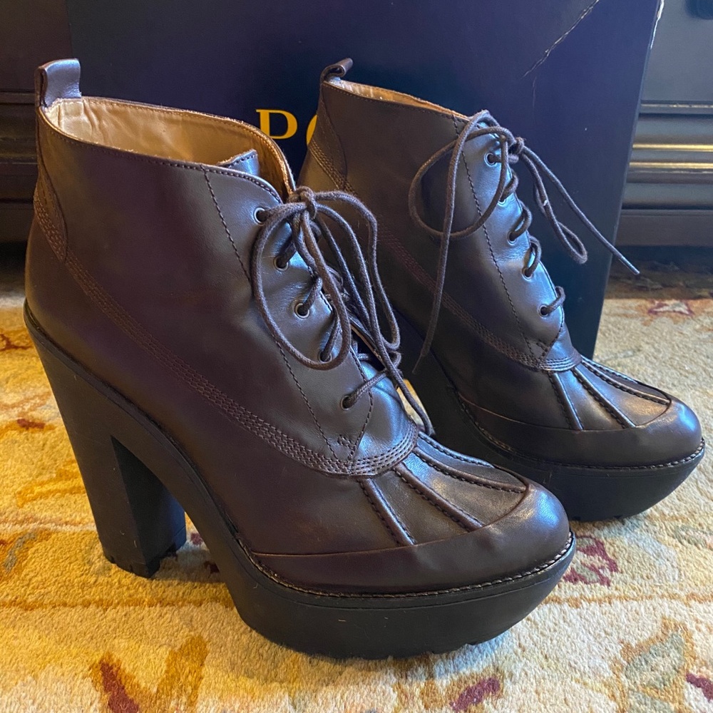 Polo by Ralph Lauren Bootie - Chocolate Leather